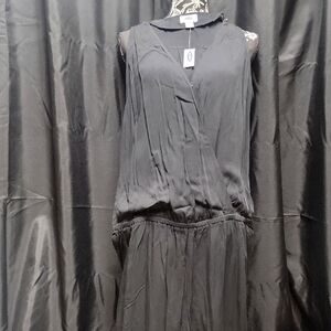 Elegant Black Sleeveless Jumpsuit